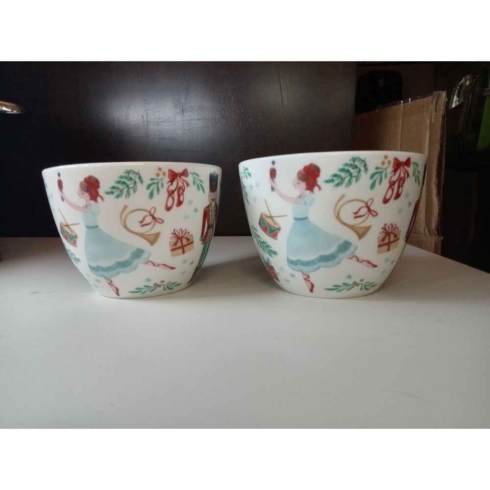 2 Portobello By Design Coffee Soup Mug Christmas Nutcracker Ballerina Gifts Drum - Picture 2 of 8